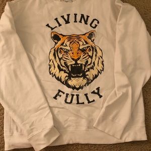 Mallory Ervin Living Fully Sweatshirt- size M. Great condition